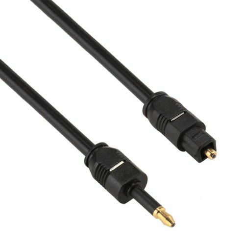 Cavo audio ottico digitale Toslink maschio da 1m OD4.0mm a Mini Toslink maschio da 3,5 mm