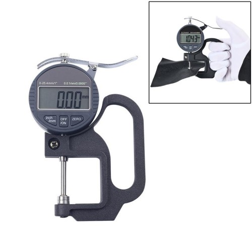 Misuratore di spessore percentuale con display digitale da 0-25 mm