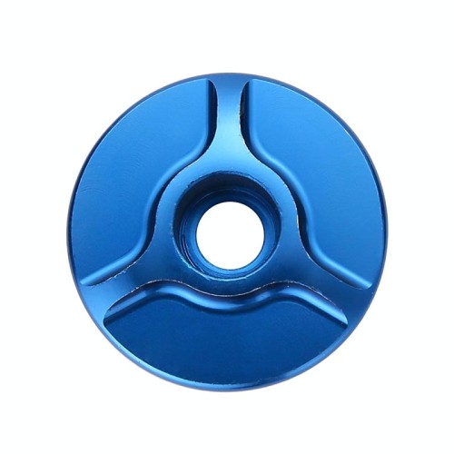 1 paio di tappi per cuffie per bici in alluminio CNC per bicicletta C16 (argento)