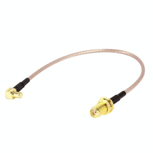 Adattatore da 15 cm SMA femmina a MCX maschio ad angolo retto Cavo coassiale coassiale RF RG316