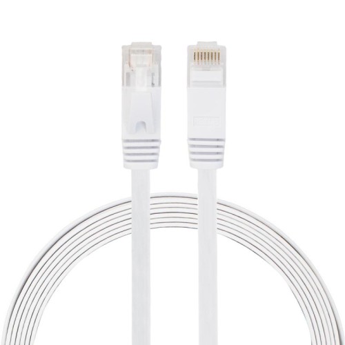 Cavo LAN di rete Ethernet piatto ultrasottile CAT6 da 2 m, cavo patch RJ45 (blu)