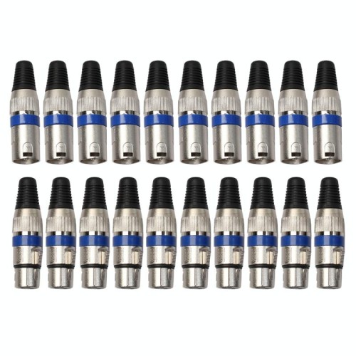 Connettore presa XLR a 10 coppie maschio + femmina Jack Mic Jack