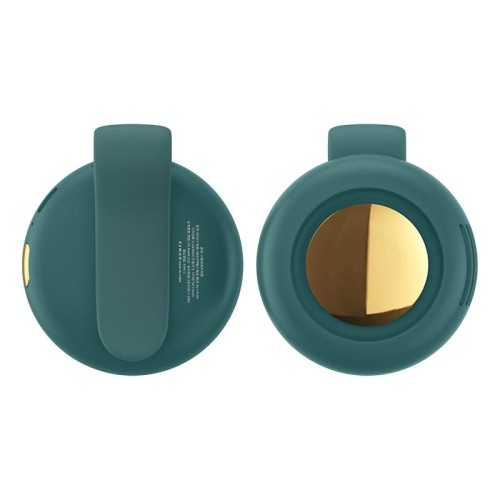 MF019 Ventilatore portatile con clip in vita piccolo Whirlwind Leafless Fan (verde)