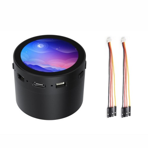 Scheda di sviluppo LCD rotonda RP2350 da 1,85 pollici, 360×360, 65.000 colori, design dual-core e a doppia architettura, specifiche: con altoparlante, batteria non inclusa.