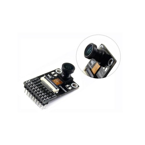 Scheda fotocamera Waveshare OV5640 (B), 5 Megapixel (2592x1944), modulo fotocamera con obiettivo fisheye