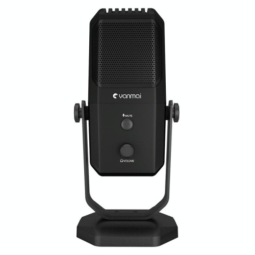 Yanmai SF-900 microfono a condensatore per registrazione da studio multifunzione a quattro direttività con supporto da tavolo (nero)