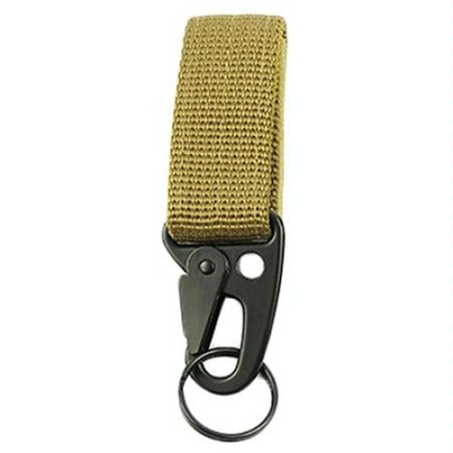 10PCS Outdoor Camping Moschettone Zaino Ganci Olecranon Molle Hook Survival Gear EDC Nylon Portachiavi Catenaccio (Army Green)