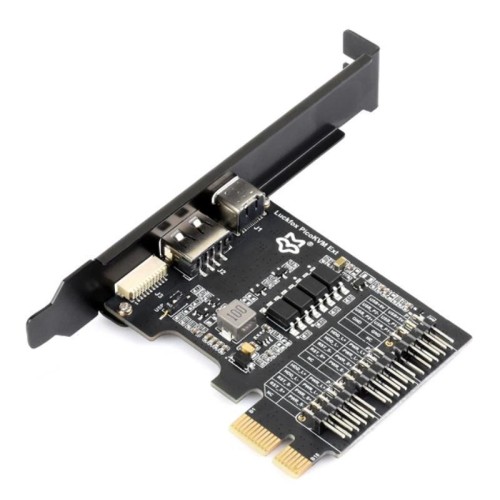 WAVESHARE Scheda di espansione Luckfox PicoKVM con interfaccia PCIe USB universale (33756)