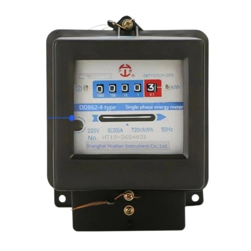 Contatore elettrico meccanico monofase ad alta precisione per uso domestico Hutai, specifiche: 5-20A