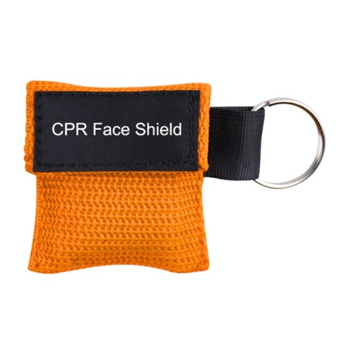Maschera per protezione facciale di emergenza per RCP Portachiavi Maschera per respirazione (viola)