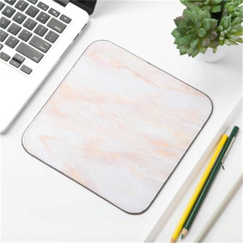 Tappetino per scrivania in marmo con motivo in marmo Organizer da scrivania Materiale scolastico Mouse da scrivania (beige)