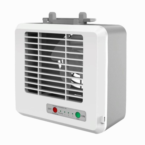 Mini ventilatore portatile silenzioso per uso domestico a risparmio energetico per condizionatore d'aria da tavolo Raffreddatore d'aria elettrico (bianco)