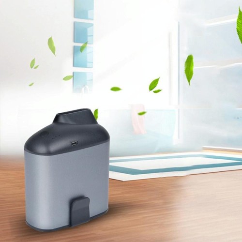 Ventilatore USB portatile da appendere creativo con tre velocità del vento regolabili (nero)