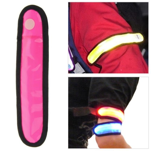 Torcia a LED per strisce di polimero con pennarello a clip, alimentatore a batteria (magenta)