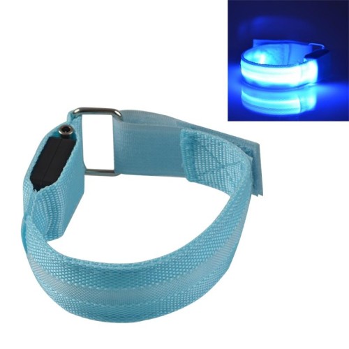 Nylon Night Night Sports LED Braccialetto luminoso Braccialetto luminoso, Specifiche: Versione della batteria (blu)