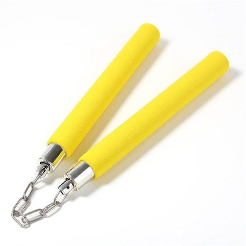Sponge Nunchaku per bambini e principianti (giallo)