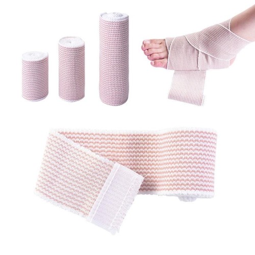 Fasciatura della vena di protezione da compressione autoadesiva ripetitiva e bendatura fissata ad alta elastica, specifica: dopo aver allungato 2m (7,5 cm)