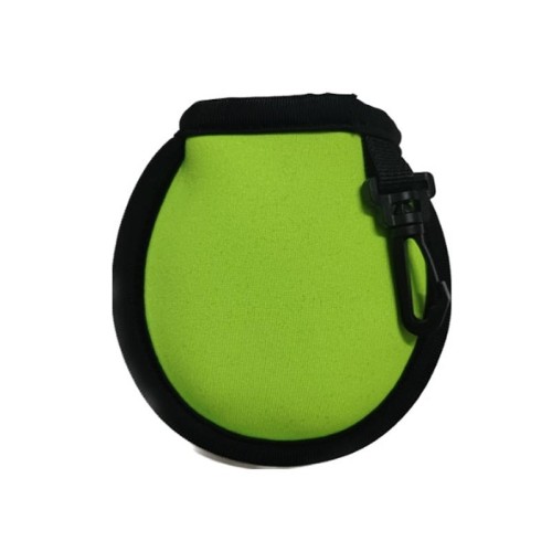 Copertura protettiva resistente all'usura per palline da golf in neoprene con gancio (nero)