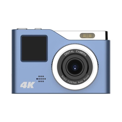 Videocamera digitale per bambini KX20 4K con doppio schermo HD (bianca)