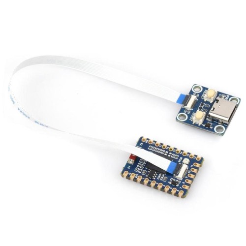 Scheda di sviluppo mini Waveshare ESP32-S3-Tiny-N8R8-Kit con processore dual-core e frequenza di funzionamento di 240 MHz.