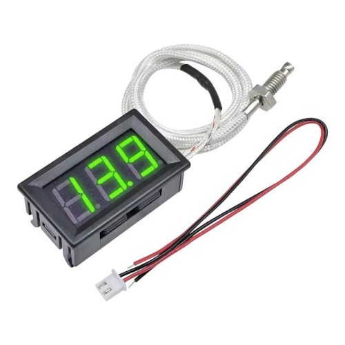 Termometro digitale ad alta temperatura XH-B310 da -30 a 800 gradi Celsius, termocoppia di tipo K, termometro industriale (rosso)