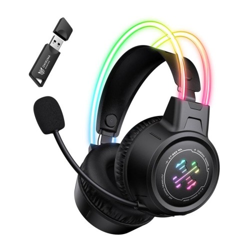 Cuffie da gioco cablate Bluetooth 2.4G ONIKUMA GT889 Tri-mode RGB (nere)