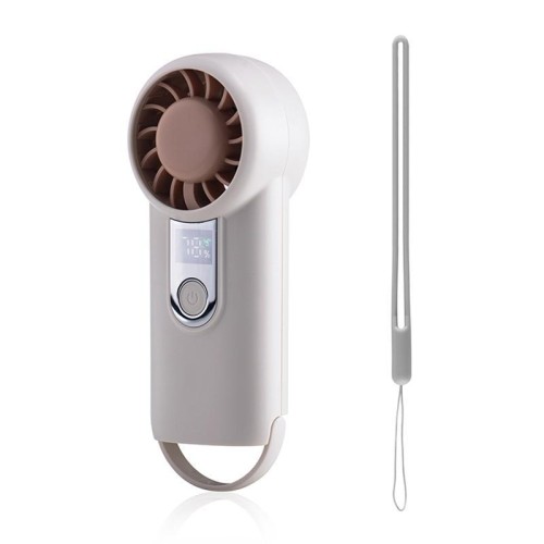 Ventilatore portatile mini ad alta velocità H07 con display digitale (viola)