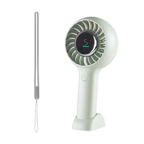Ventilatore portatile H11 con display digitale (beige)