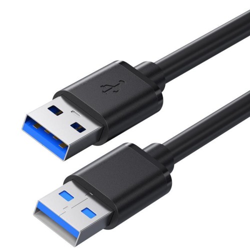 Cavo dati bidirezionale USB 3.0 da maschio a maschio per box per hard disk esterni WG135, lunghezza: 2 m (nero)