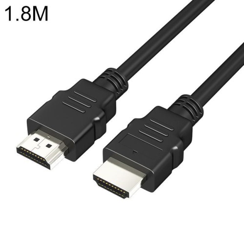 Cavo di connessione HDMI 2.0 per TV 4K, computer e monitor, lunghezza: 1,8 m (nero)