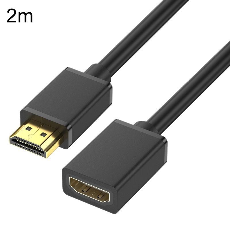 Cavo di prolunga HDMI 2.0 WG145 per video HDTV 4K, da maschio a femmina, lunghezza: 2 m (nero)