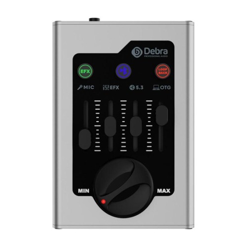 Scheda audio mini DEBRA GBA per registrazione live (rossa)