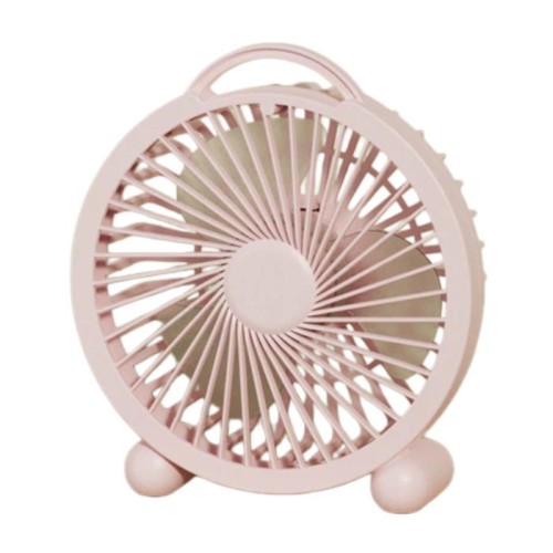 Ventilatore da tavolo portatile ad alta velocità per dormitorio e ufficio, specifiche: 4 pollici, spina, rosa