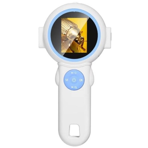 Microscopio digitale portatile per bambini HM020J HD (blu)