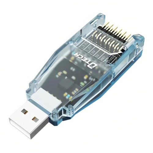 Modulo DTECH da USB a RS485 con pulsante seriale, specifiche: chip FTDI TTL di tipo pin IOT5093