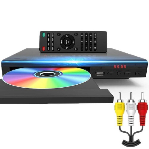 Lettore DVD ad alta definizione, mini lettore CD (spina USA)