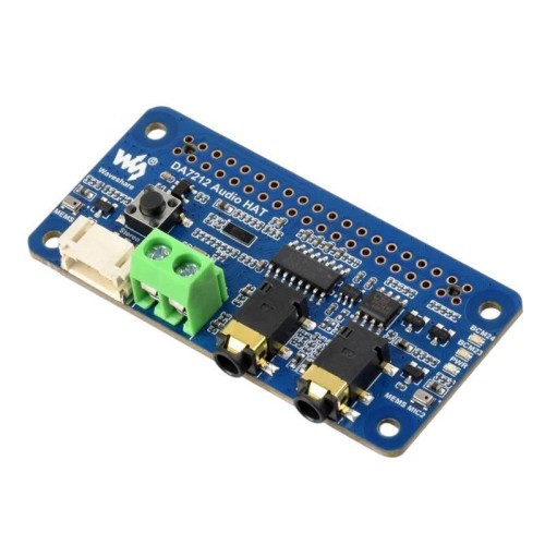 Scheda audio Waveshare 34213 DA7212 I2S per Raspberry Pi, codifica/decodifica stereo