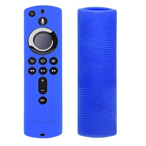 Cover per telecomando in silicone lavabile con texture antiscivolo per telecomando Amazon Fire TV (rosso)