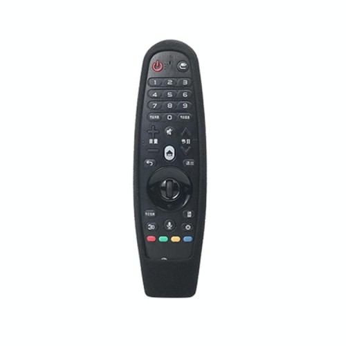 Adatto per LG Smart TV Custodia protettiva per telecomando AN-MR600 AN-MR650a Custodia in silicone per telecomando dinamico (nera)