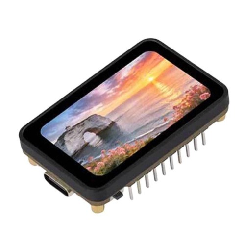 Scheda di sviluppo Waveshare ESP32-C6 con display touch AMOLED da 1,64 pollici, risoluzione 280 x 456, supporta Wi-Fi 6 e BLE 5, specifiche: saldato