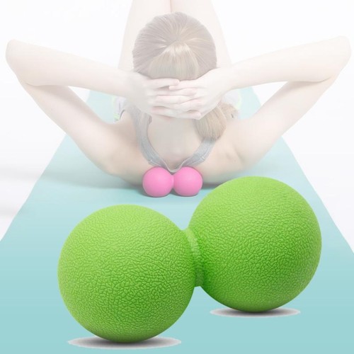 Palla da massaggio fitness elastica in silicone Yaga Ball (viola)