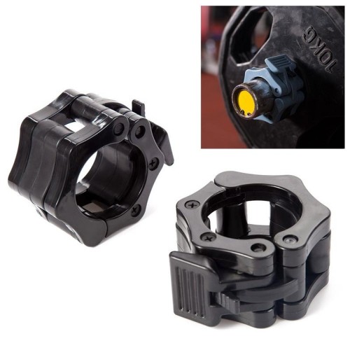 Fibbia in plastica per bilanciere Fast Austrian Bar Chuck Lock, diametro: 50 mm, consegna a colori casuali