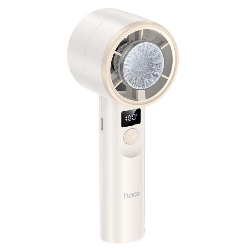 Ventilatore elettrico portatile con display digitale hoco HX612 Ice Pack Series (nero)