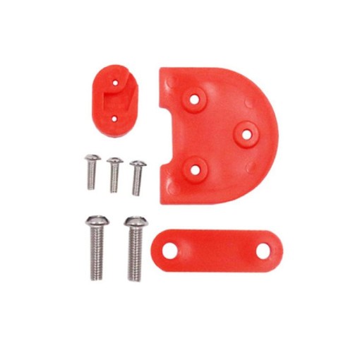 Per Xiaomi M365 / M365 Pro Scooter elettrico Supporto per il piede Cuscinetto per aumentare la guarnizione della luce posteriore (bianco)
