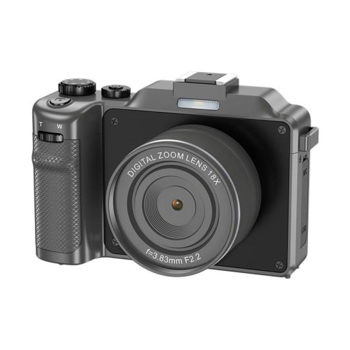Videocamera digitale 8K con zoom 18x per vlogging, Wi-Fi, doppia lente, 80 MP con autofocus, ideale per adolescenti e studenti (rosa)