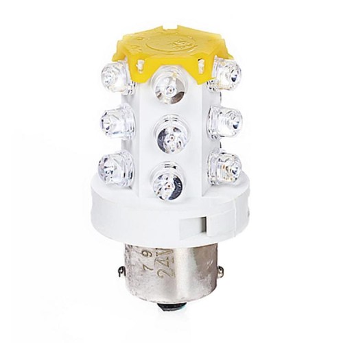 B15 15 LED piccola lampadina LED spia, consegna a colori casuali, tensione: 220 V.