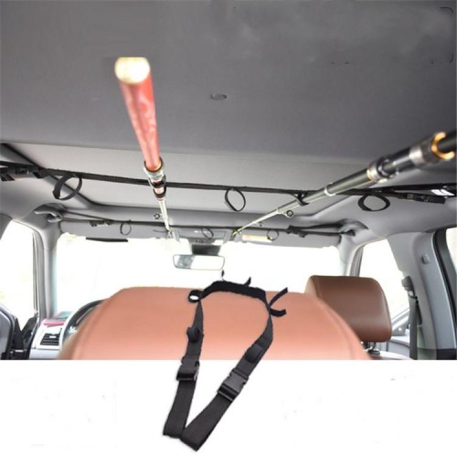 Luya Car Fishing Rod Holder Canna da pesca Portapacchi cinghia
