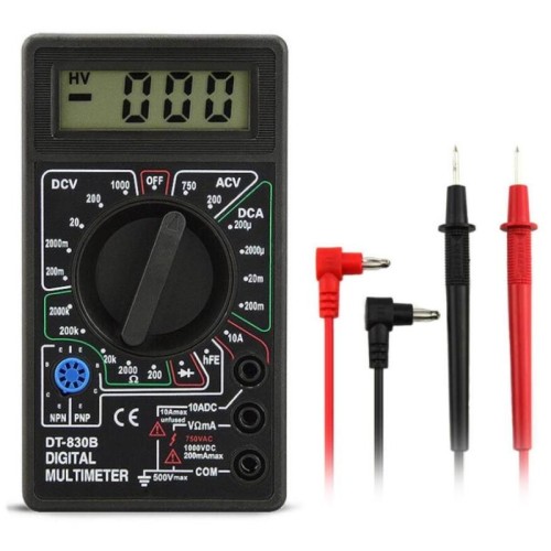 Strumento elettrico mini multimetro digitale DT830B