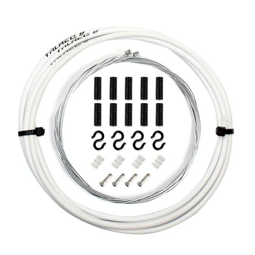 Set di tubi per cavi a velocità variabile per bicicletta in PVC universale 7 in 1 (rosso)