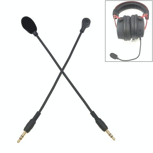 ZJ033MR-03 Microfono live con scheda audio per cuffie da gioco con spina diritta stereo da 19 cm da 3,5 mm